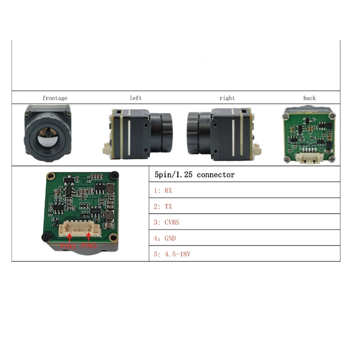Drone Camera Thermal - SWXF Infrarood Thermische Beeldvormingsmodule High-Definition Camera