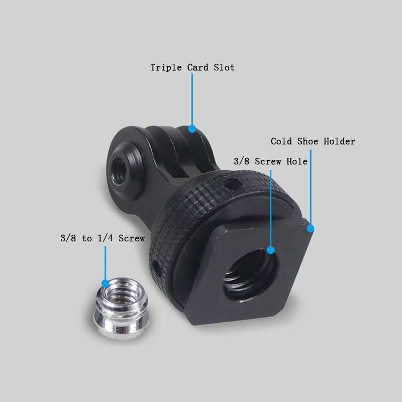 Hot Shoe Mount Adapter Alumini - Drone Camera Action recensie en prijs